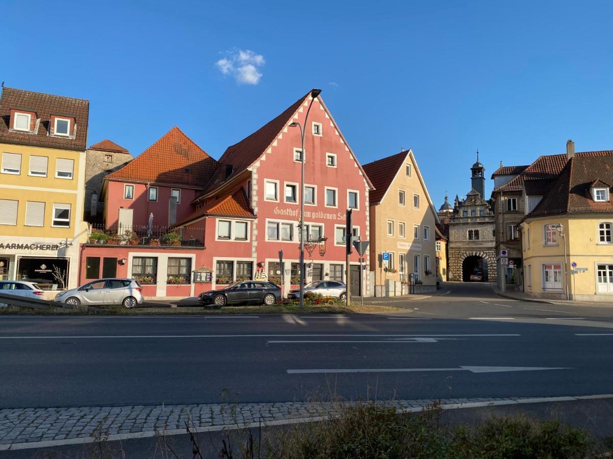Gasthof Zum Goldenen Schiff - Lehm, Stil & Altstadtflair 막트브라이트 외부 사진